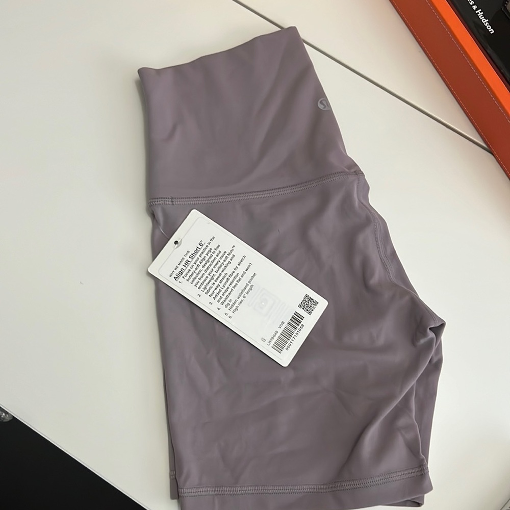Lulu lemon align shirt size 6
